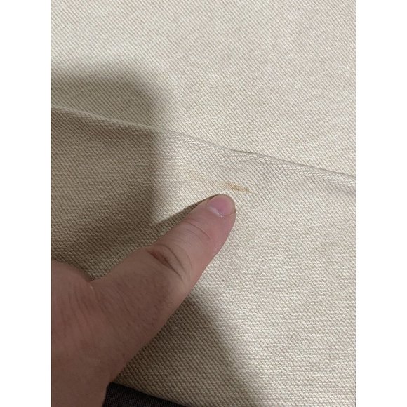 Vintage Levi’s cream Made In USA  tag Size 36x32 actual size 38x29.5 - Picture 10 of 11